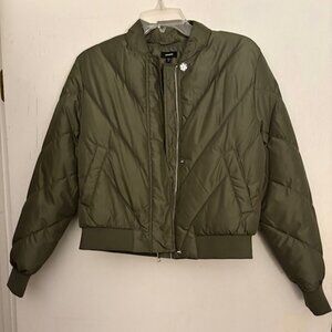 Express Cropped Bomber Jacket, Sz XS NWOT